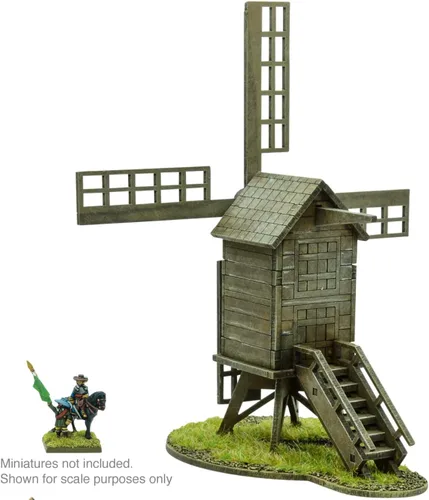 Vista 3 de Warlord Games Pike & Shotte Epic Battles Village Scenery Pack Mesa Militar Wargaming Kit de modelo de plástico 218810002