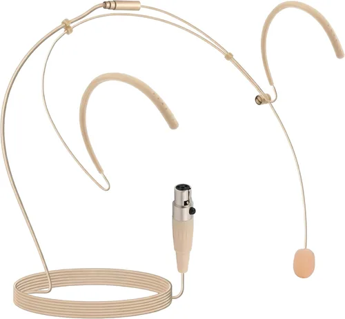 Pyle-Pro PMHMS20 Boom Micrófono de diadema, con cable, pequeño, XLR, omnidireccional.