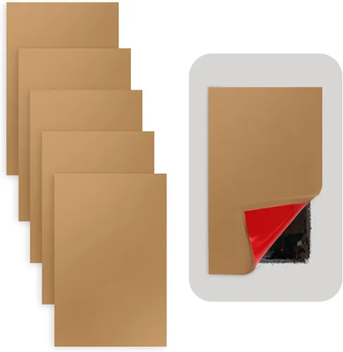 Vista 8 de Rubber Bond Placa de Goma Autoadhesiva para Toma de Pared, Paquete de 5 Unidades – Parche de Agujero para Paneles de Yeso Fácil de Aplicar Despegar