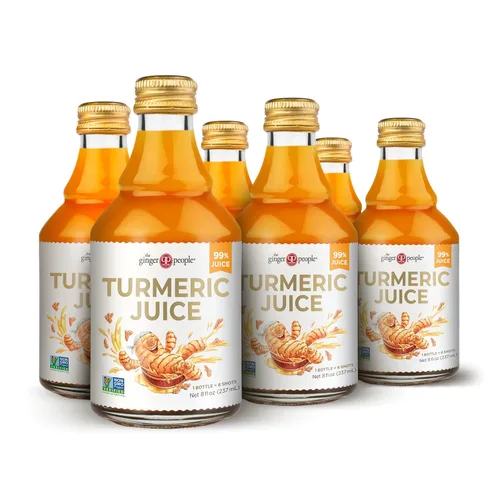 Vista 11 de Fiji Cúrcuma Juice by The Ginger People, botella de vidrio de 8 onzas (paquete de 1)