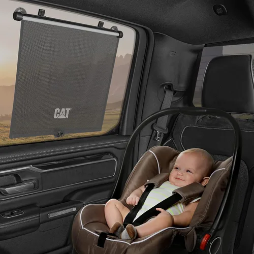 Vista 3 de CAT® Persianas para Ventanas de Automóvil Accesorios para Automóvil - Persianas de Automóvil para Ventanas Traseras Visera para Bebé - Persianas