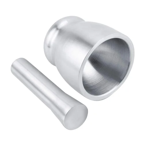 Vista 4 de Práctico mortero de mortero de acero inoxidable antioxidante, juego de mortero de mano, semillas de sésamo, hierbas, especias, píldoras