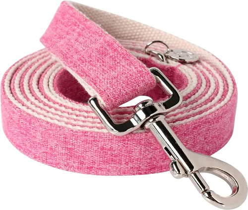 Vista 8 de DOGWONG Collar de algodón de cáñamo para perro, resistente y duradero, de tela natural, suave, para mascotas, lindo collar de boda para cachorros