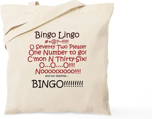 Vista 10 de CafePress Bingo Lingo Tote Bag Natural Canvas Tote Bag, Bolso de compras de tela, Caqui