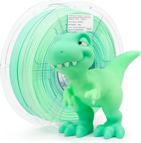 Vista 27 de iSANMATE Filamento PLA rápido de 0.069 in, 26.5 lbs, paquete de filamento para impresora 3D, precisión dimensional ±0.0.079 in, negro, blanco, rojo
