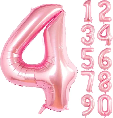 Vista 74 de Globos gigantes de números negros de 40 pulgadas, globos de aluminio de Mylar con helio para cumpleaños, globo número 0 para decoración de fiestas