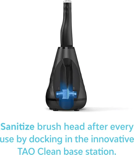 Vista 5 de Cabezales de Repuesto TAO Clean Umma Diamond Sonic para Cepillo de Dientes (Paquete de 3) – Cabezales de Repuesto para el Cepillo de Dientes Negro