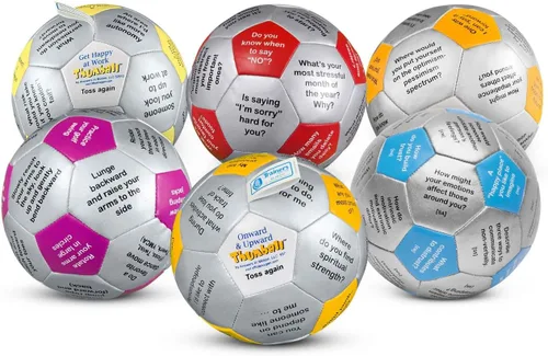 Vista 23 de Trainers Warehouse Colección Thumball de 6 pulgadas, 32 indicaciones para conversación, formación de equipos, relación y entrenamiento