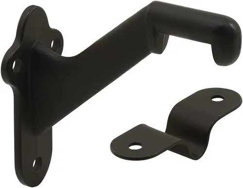 Prime-Line MP11232-1 Soporte de barandilla de escalera, construcción de zinc fundido a presión, bronce aceitado (paquete individual)