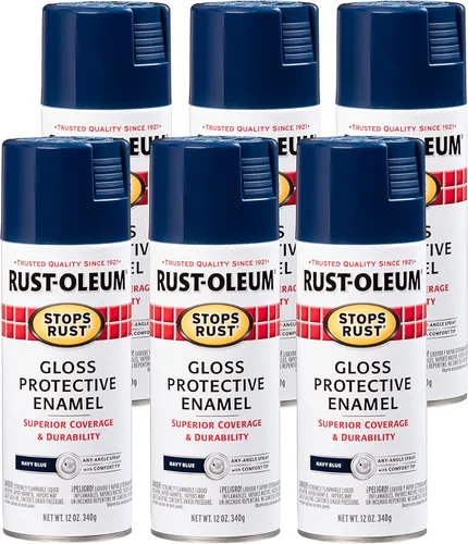 Vista 63 de Rust-Oleum 7776830 - Pintura en aerosol para prevención del óxido, 12 onzas, negro plano
