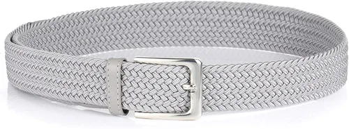 Vista 3 de BSLLNEK Cinturón trenzado elástico, 1 38 pulgadas, cinturón elástico tejido para golf, pantalones cortos y casuales
