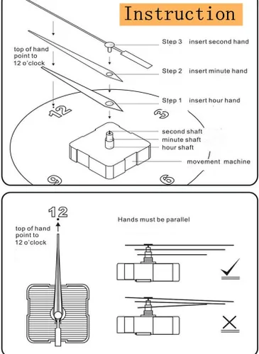 Vista 7 de Gazechimp Reloj de péndulo de cuarzo con mecanismo de caja de música, accesorio de kit de bricolaje