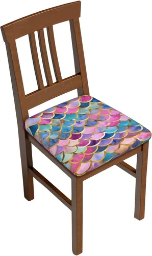 Vista 25 de Juego de 2 fundas de asiento extraíbles para silla de comedor, diseño de bandera americana, fundas elásticas para silla de oficina, cocina