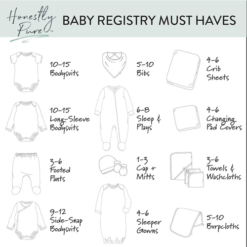 Vista 5 de HonestBaby Baby - Paquete de 100% gorras de algodón orgánico multipack y guantes sin rasguños
