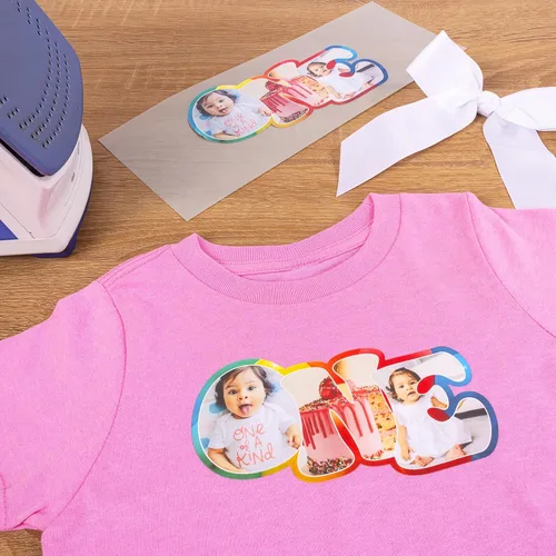 Vista 6 de Siser EasyColor DTV, rollo de 20 pulgadas x 5 yardas, vinilo de transferencia de calor compatible con impresora de inyección de tinta, transferencia