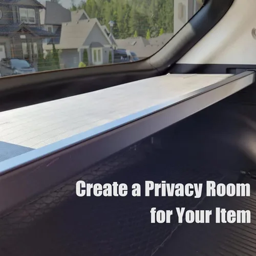 Vista 4 de Cubierta de carga Volcaner para Hyundai Palisade 2025 2024 2023 2022 2021 2020 Accesorios, cubierta de baúl retráctil de cuero, cubierta de sombra