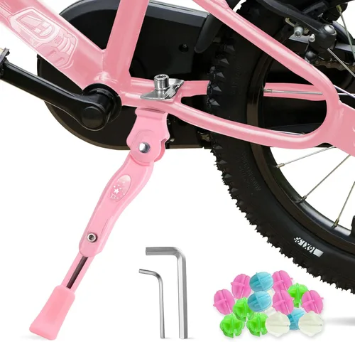 Vista 8 de LEICHTEN Soporte de soporte para bicicleta de 16, 18, 20 pulgadas, ajustable, para niños, aleación de aluminio, soporte de almacenamiento