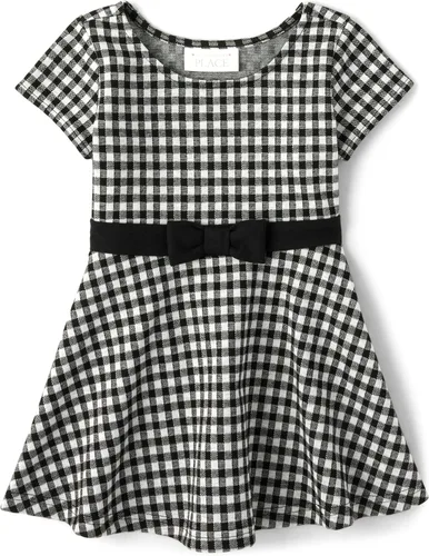 Vista 17 de The Children's Place, Vestido de moda de manga corta para niñas y niñas pequeñas