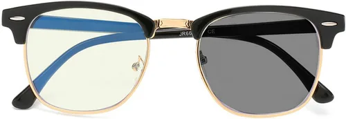 Gafas de lectura fotocrómicas de transición para hombres y mujeres, gafas de sol transparentes, lentes de sol para lectores UV400 Retro Rivet Square