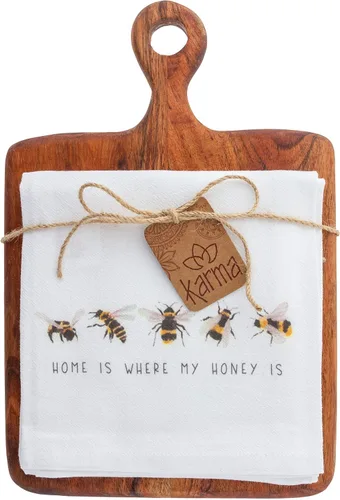 Vista 6 de Karma Gifts - Toalla de té con tabla de cortar, mariposa, talla única