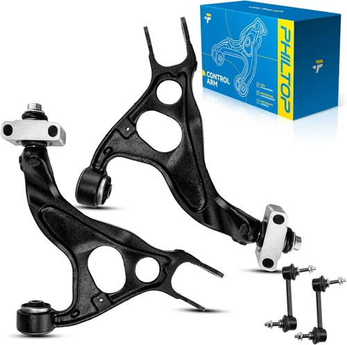 Vista 278 de PHILTOP Kit de suspensión delantera brazo de control inferior con rótula y barra estabilizadora, enlace final compatible con Chevrolet Captiva