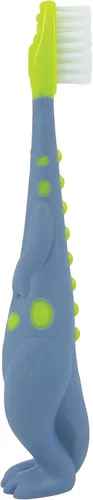 Vista 8 de Dr. Talbot's Cepillo de dientes de entrenamiento para niños pequeños (paquete de 2) - 6+ meses - cocodrilo/elefante