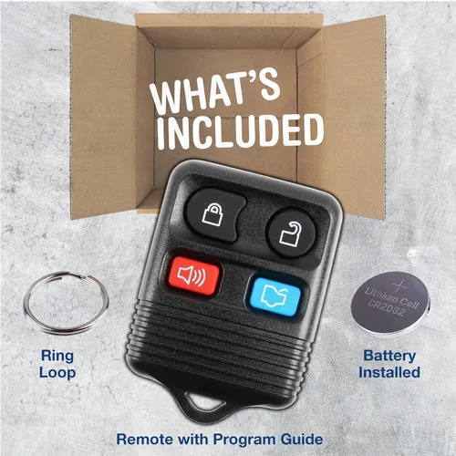 Vista 2 de KeylessOption Llavero de repuesto para 2005 2006 2007 2008 2009 2010 2011 2012 2013 2014 Ford F150 Explorer Ranger Mustang Lincoln Mercury Control