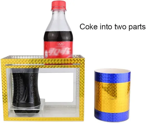Vista 3 de ZQION Zig Zag Cola Bottle Thereafter Botella mágica,Trucos de magia Etapa Ilusión mágica Accesorios mágicos Trucos de botella mágica