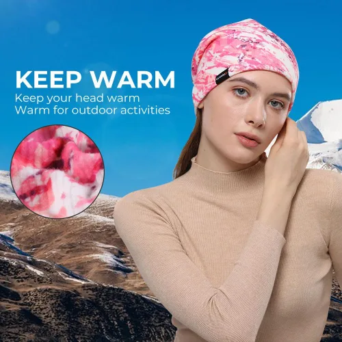 Vista 4 de WTACTFUL Gorro térmico cálido para invierno, para esquí, snowboard, al aire libre, hombres y mujeres