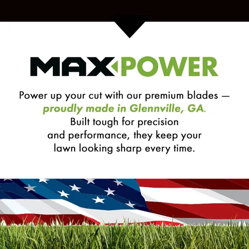 Vista 10 de Maxpower 331981B - Cuchilla universal dorada de 21 pulgadas para cortacésped con función de mantillo