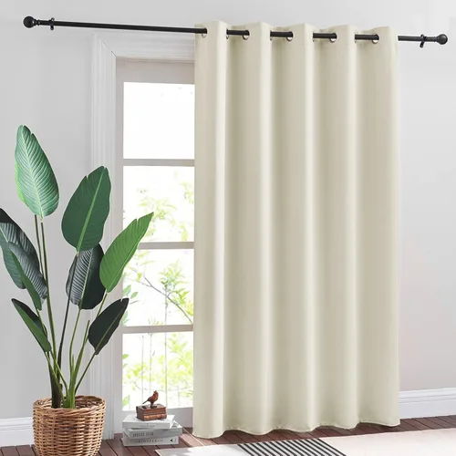 Vista 48 de RYB HOME Cortinas portátiles para puerta con privacidad, cortinas opacas y aislantes térmicas para dormitorio, armario, sala de estar, comedor