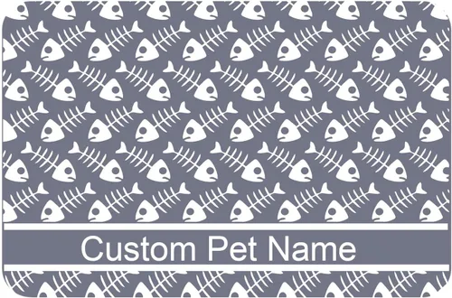 Vista 12 de Estera Personalizada para Comida de Perros y Gatos de PU Antideslizante en la Parte Inferior, Estera para Cuenco de Perros, Estera para Perros