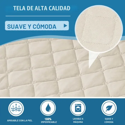Vista 4 de H.VERSAILTEX Fundas de sofá 100% impermeables para sofá seccional, fundas de sofá seccional de 2 piezas, funda de sofá seccional en forma de L