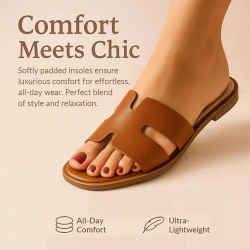 Vista 3 de CUSHIONAIRE - Sandalias Voyage para mujer, con espuma viscoelástica, distintos anchos disponibles