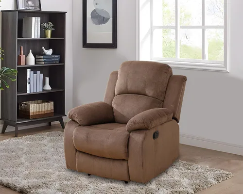 Vista 72 de Juego de sofá reclinable para sala de estar, juego de muebles de 2 piezas, sofá reclinable de 3 asientos y sofá biplaza con portavasos y consola
