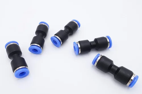 Vista 27 de Empuje para conectar, tubo de 1/2 pulgada OD, conector de dos vías de unión recta de aire neumático (paquete de 5)