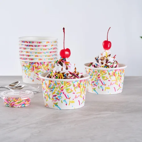 Vista 162 de Restaurantware Coppetta Coppetta - Coppetta Small Hot & Cold To Go Cups: Perfecto para cafés - Taza de papel reciclable ecológica - Contenedor