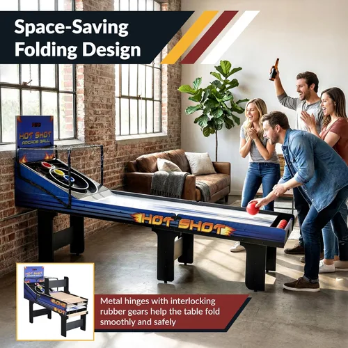 Vista 6 de Mesa de bolas arcade Hot Shot, de 8 pies