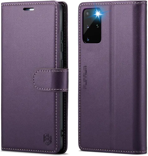 Vista 9 de FLIPALM - Funda tipo cartera para Samsung Galaxy S20+/S20 Plus de 6.7 pulgadas, color negro