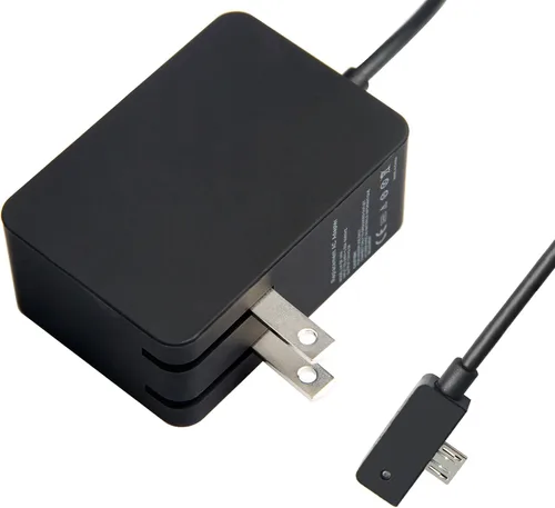 Vista 2 de Reemplazo Surface 3 Cargador 13W 5.2V 2.5A Adaptador de Alimentación de CA Cable de Cargador para Microsoft Surface 3, Modelo 1623 1624 1645 Tablet