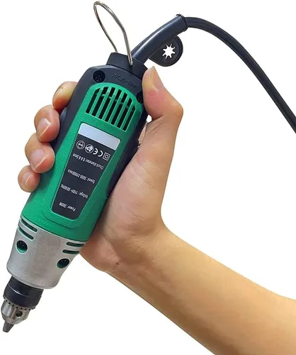 Vista 4 de Herramienta rotativa de 260 W Power Die Eléctrica Multifunción Grinder Carver Set, ajuste de velocidad variable continuo, 31000RPM, ligero