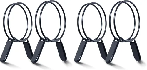 Vista 16 de POWERTEC 70216 Abrazadera de manguera de doble alambre de 3 pulgadas con perno, abrazaderas de manguera ajustables para colector de polvo, manguera