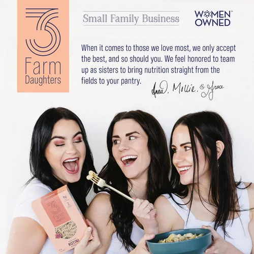 Vista 9 de Three Farm Daughters High Fiber Pasta Rotini Pack, Low GI, Non GMO Rotini Pasta Noodles, Low Net Carb, Made in the USA, 12 oz. (2 Pack)