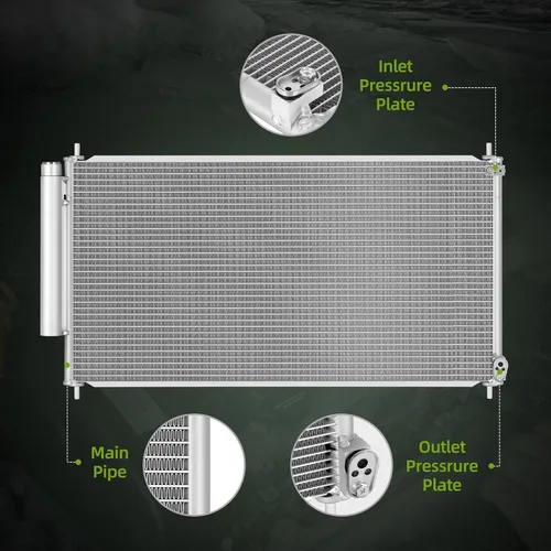 Vista 33 de AUTOSAVER88 Condensador de A/C AC Condensador de Aire Acondicionado Compatible con 2002 2003 2004 2005 2006 Camry 2004-2007 2008 Solara 2002-2003