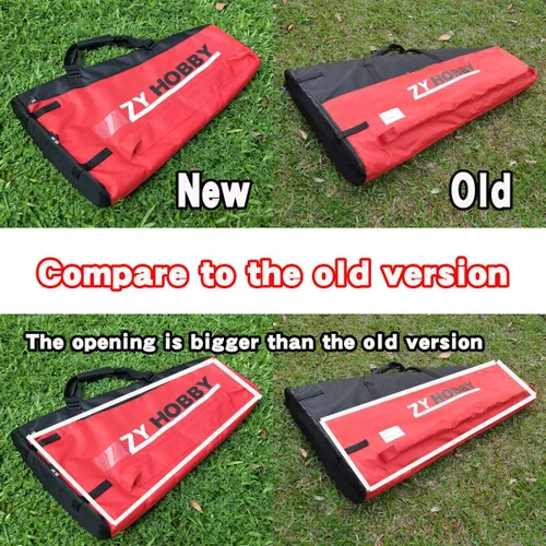 Vista 5 de Bolsa de ala de avión para avión 3D (85-120CC) modelo RC de gasolina para 2 alas
