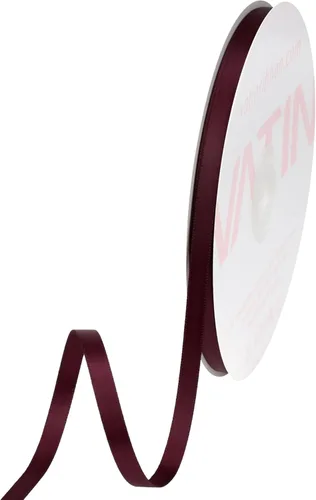 Vista 176 de VATIN - Cinta de satén de doble cara beige de 1/4", 25 yardas continuas, cinta de poliéster beige para ramo de lazos, envoltura de regalos, arreglo