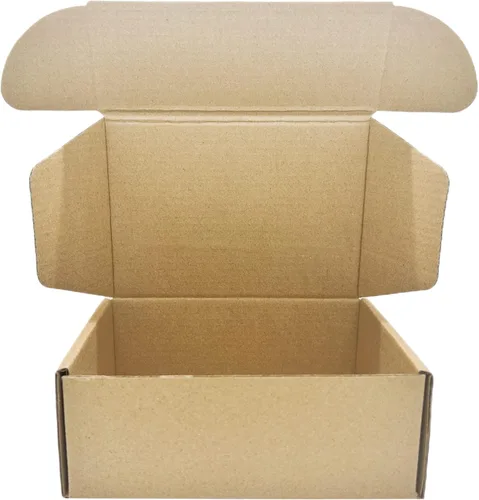 Vista 3 de Cajas de envío de 15 x 11 x 3 pulgadas, juego de 20 sobres de papel kraft corrugado para suministros de embalaje, libros, regalos, ropa artesanal