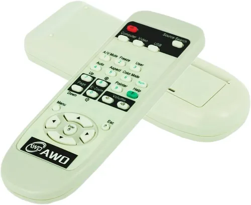 AWO 1515068/1515069 Control remoto para proyector EPSON PowerLite Home Cinema 6100/6500UB/8100/8345/8350/8500UB/8700UB; PowerLite Pro Cinema