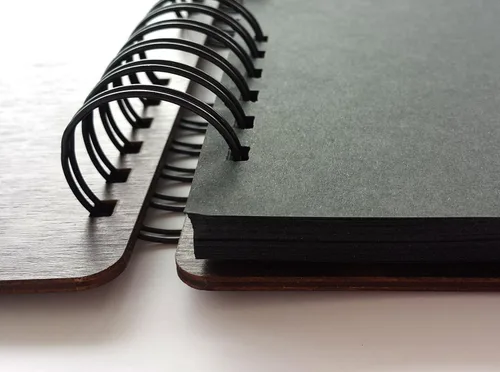 Vista 6 de Libro de invitados rústico de madera de 11 x 8.5 pulgadas: fabricado en Estados Unidos