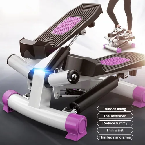 Vista 2 de Escalera con banda de resistencia y máquina de ejercicio vertical para el hogar, capacidad de peso de más de 330 libras